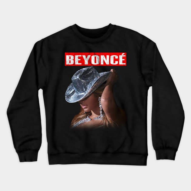 Beyon'e Black Shade Crewneck Sweatshirt by Risky Mulyo